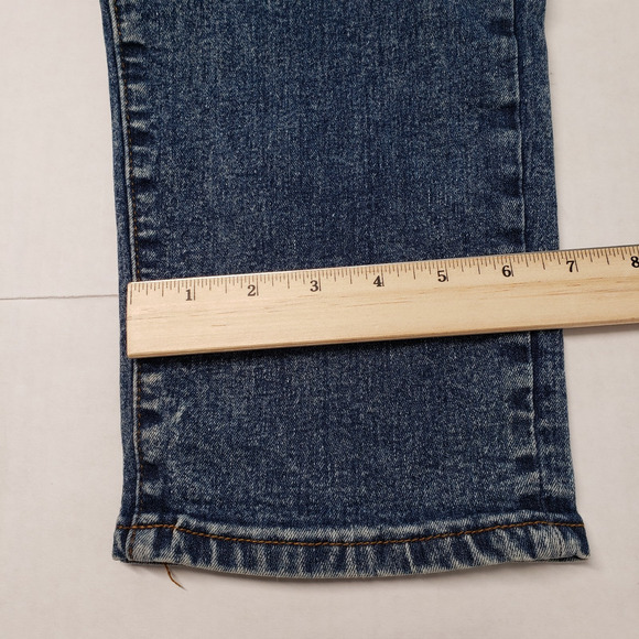 Refinery Republic Jeans Mens 40x32 (Actual 40x30) Blue Denim Slim Leg Stone Wash - Picture 10 of 16